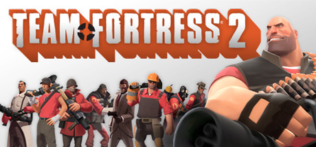 Team Fortress 2 gameplay image with various character classes.