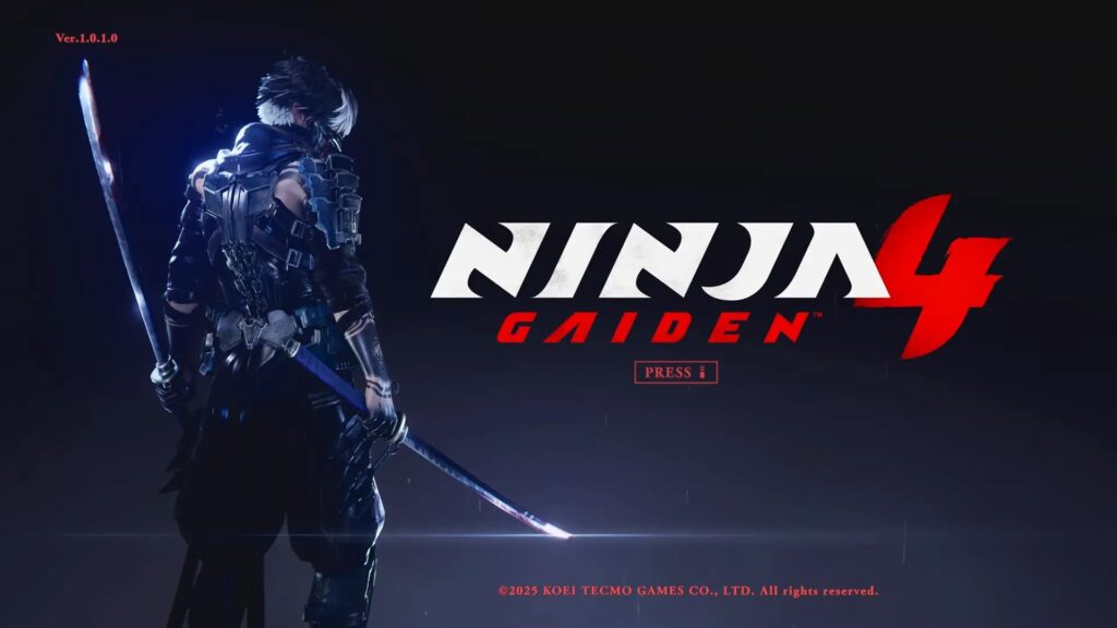 Ninja Gaiden 4 action screenshot with Ryu Hayabusa Title October 2025 gameplay